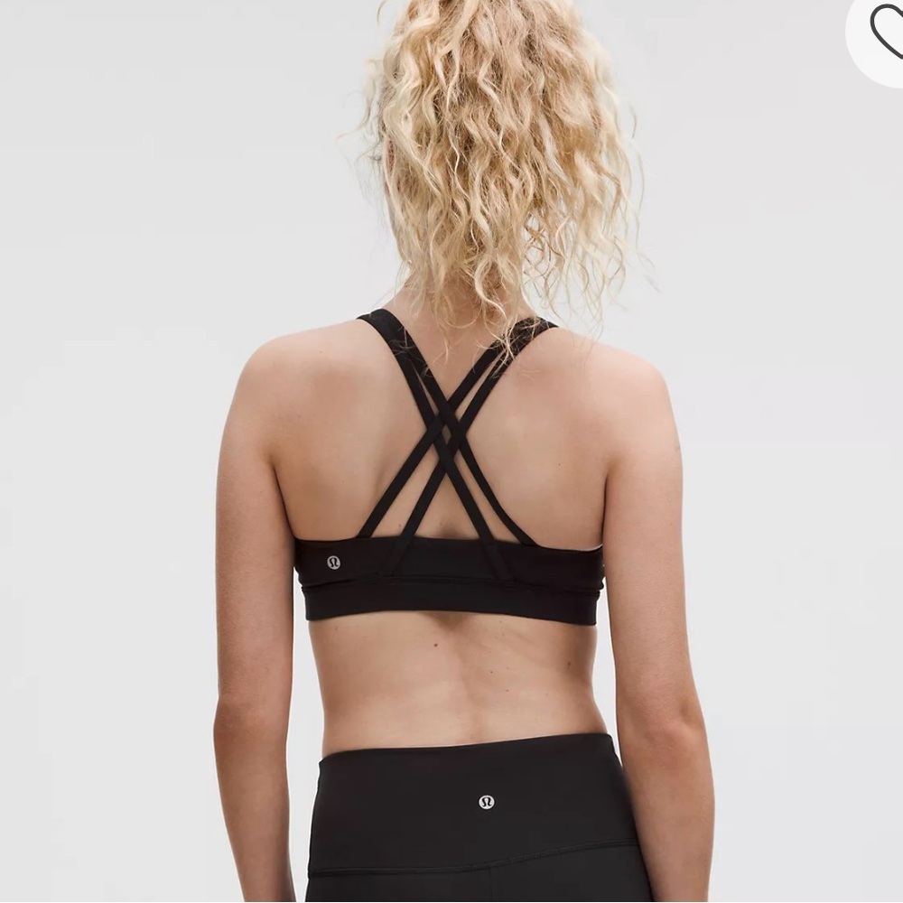 Lululemon Energy Sports Bra size 2 Black